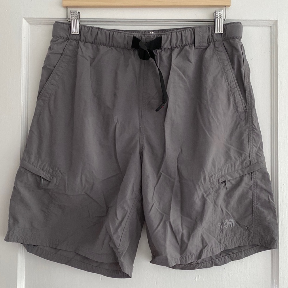 The North Face Gray Hiking Shorts Size Medium